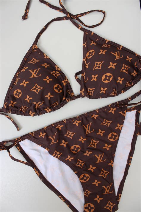 louis vuitton swimsuit fake|louis vuitton high waisted bikini.